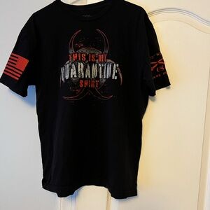Grunt Style Black and Red Quarantine T-Shirt